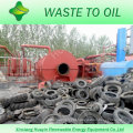 Boa planta de reciclagem de óleo combustível biodiesel a partir de plástico de borracha resíduos de pneus
